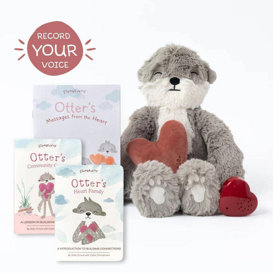 Otter's Messages From The Heart: Recordable Otter Connection 2-Books by Slumberkins