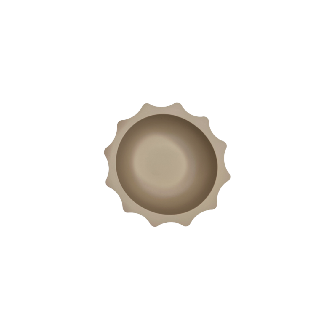 You Are My Sunshine Suction Bowl: Marble White