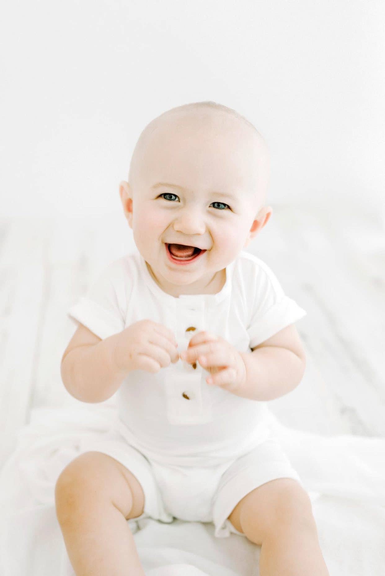 Baby Rompers - Baby Clothing Multiple Colors (Newborn-12 M): White / 3-6 months