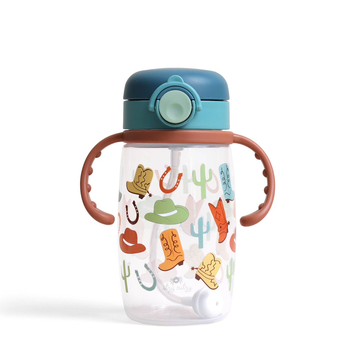 *NEW OPTIONS* Itzy Sips™ - Straw Cup With Snap-Close Lid: Woodland