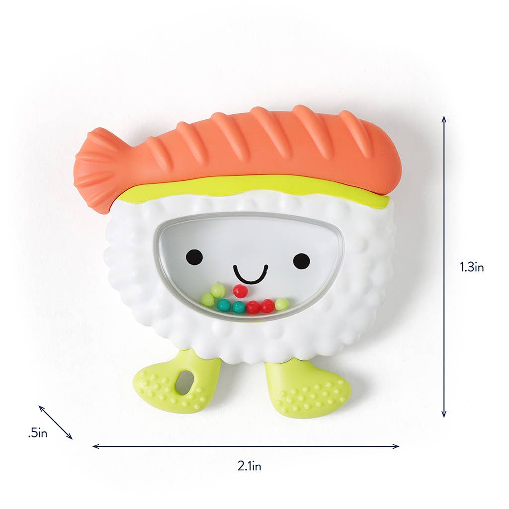 *NEW OPTION* Sweetie Shake Plus™ - Teething + Rattle Toy: Sushi