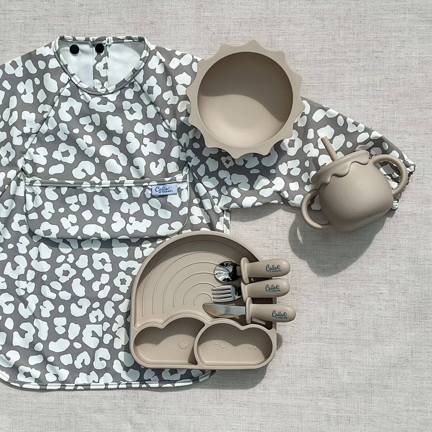 You Are My Sunshine Suction Bowl: Linen