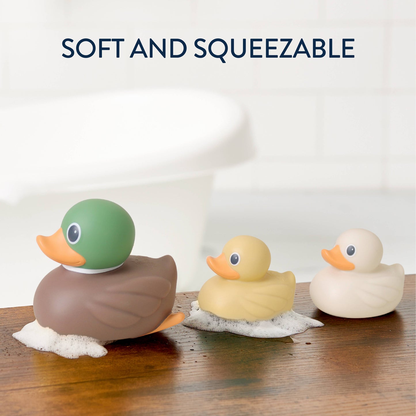*NEW OPTION* Itzy Ducky Family™ - Bath + Water Table Toys: Mallard