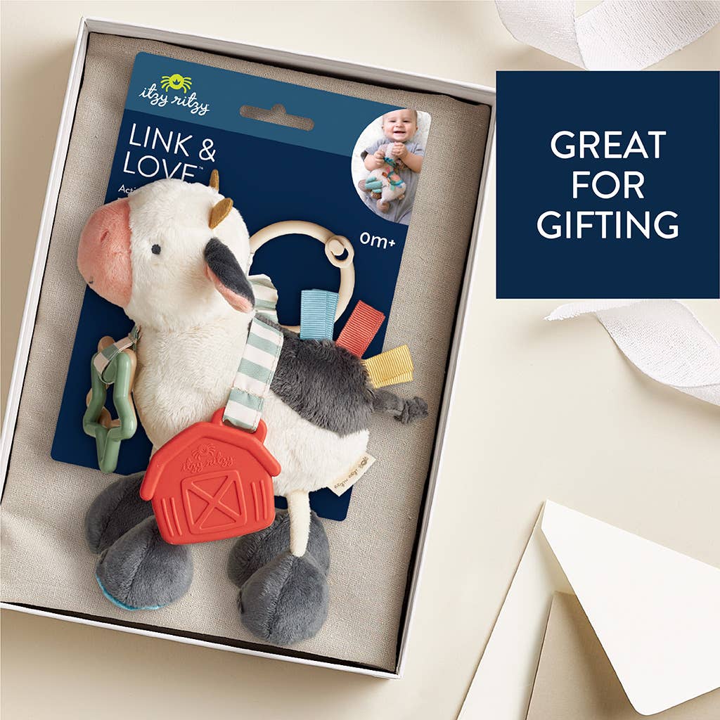 *NEW* Cow Itzy Friends Link & Love™ Activity Plush Itzy Ritzy