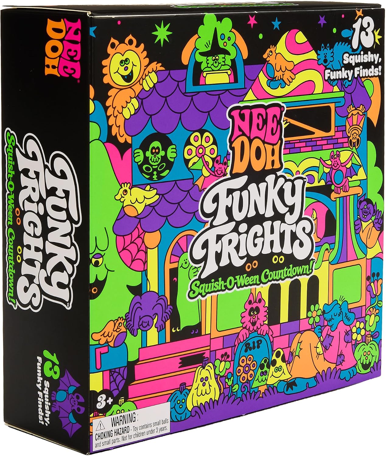 NEEDOH FUNKY FRIEGHTS SQUISH-O-WEEN COUNTDOWN ADVENT CALENDAR NEE-DOH