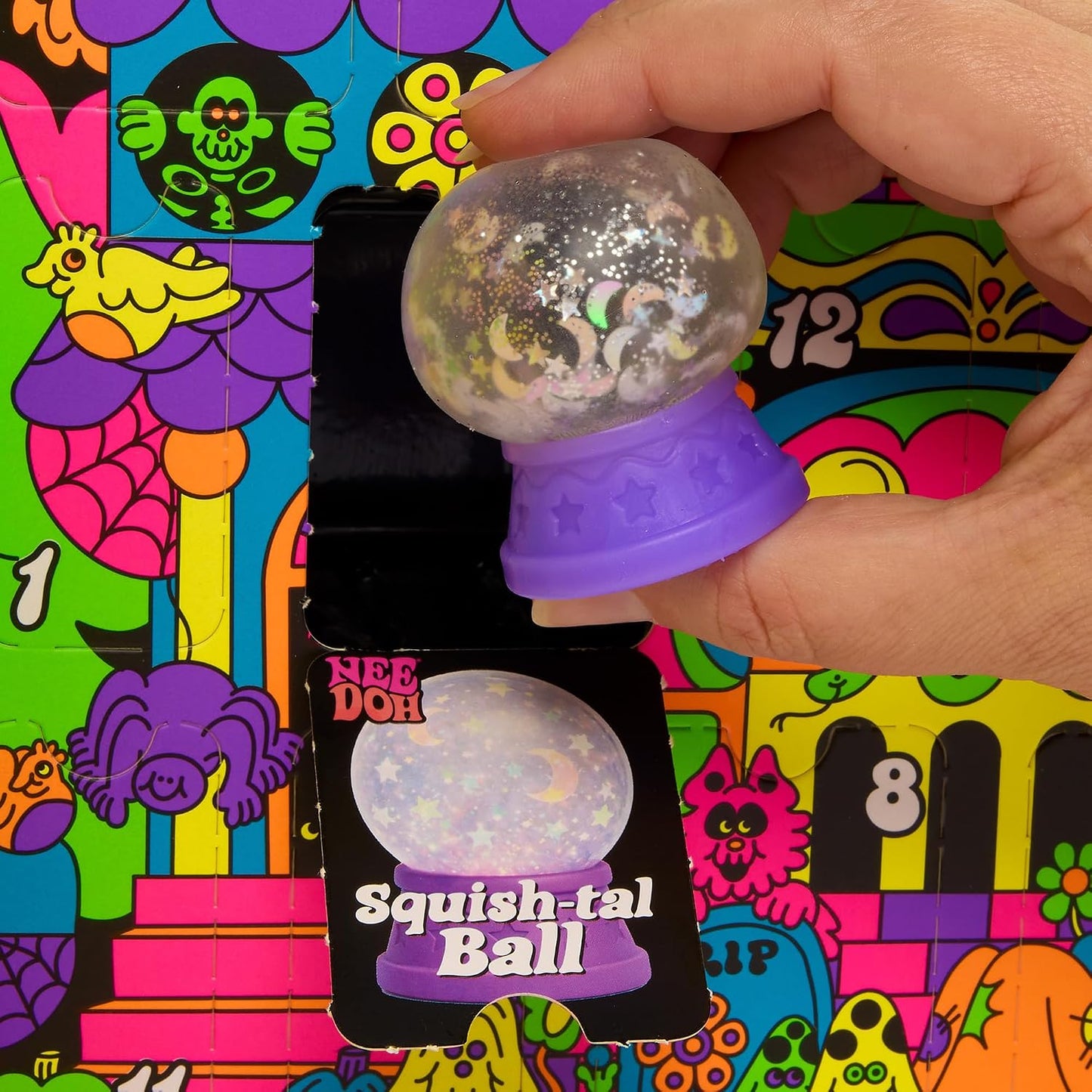NEEDOH FUNKY FRIEGHTS SQUISH-O-WEEN COUNTDOWN ADVENT CALENDAR NEE-DOH