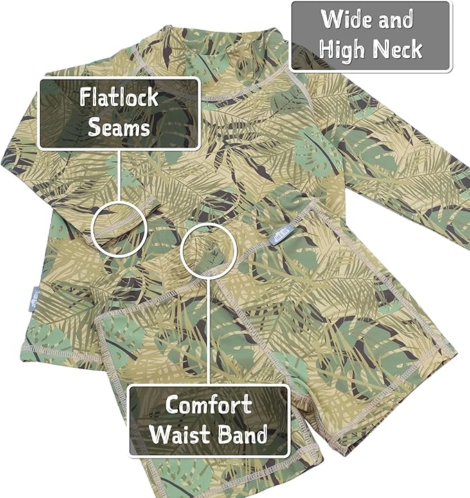 Jan & Jul Jungle Safari UV Rashguard Set