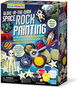 Space Rock Painting Glow-in-the-Dark Kit