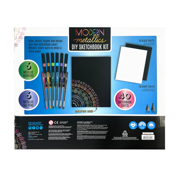 Modern Metallics DIY Sketchbook Kit