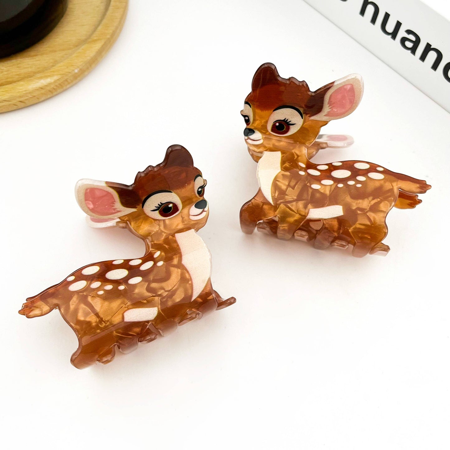 Cute Reindeer Hair Claw Clip, Christmas Deer Hair Clip: Deer