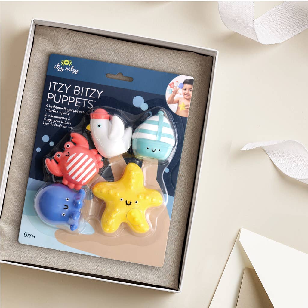 *NEW*Nautical Itzy Bitzy Puppets™ - Bath + Storytelling Toys