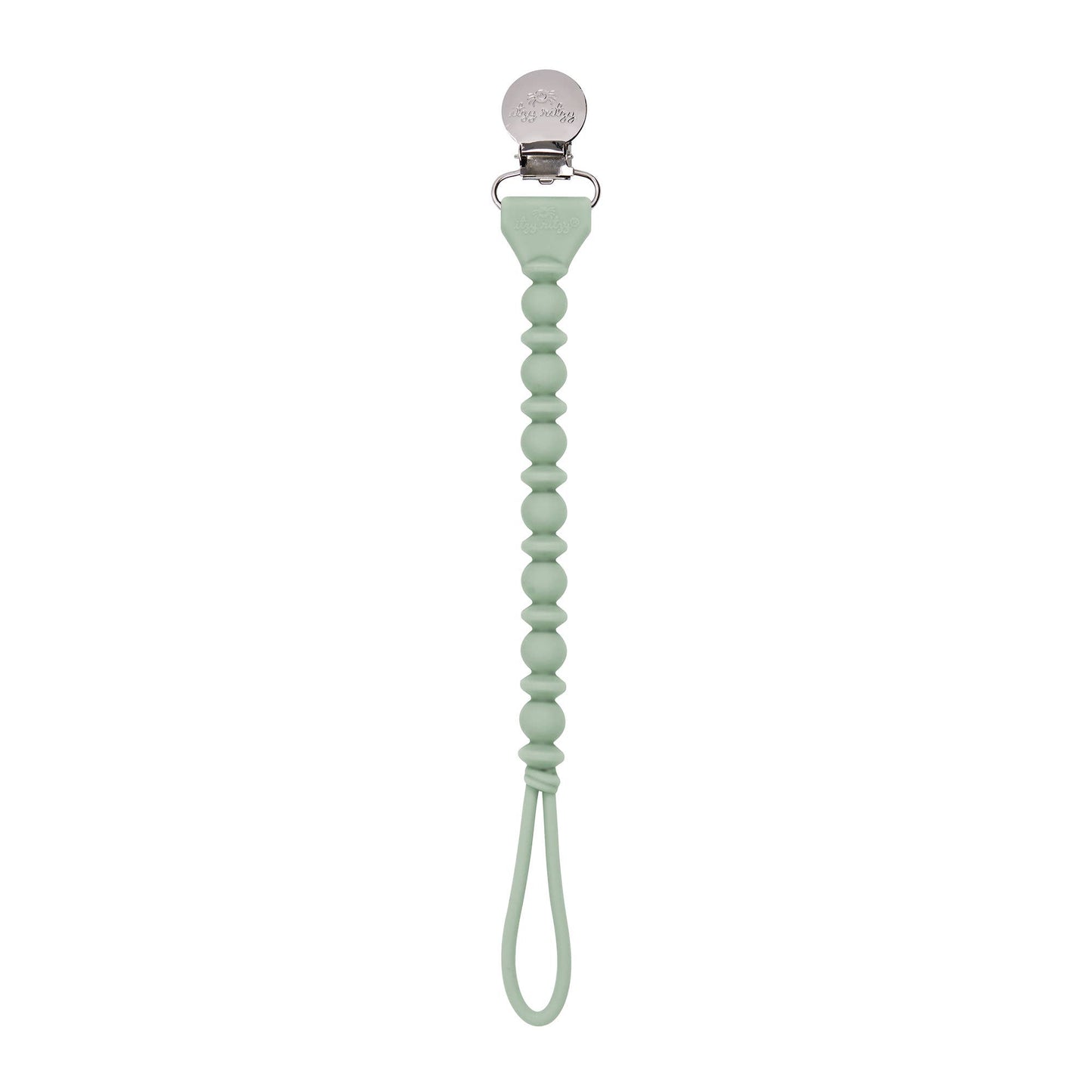 Sweetie Strap™ Silicone One-Piece Pacifier Clips: Succulent Beaded