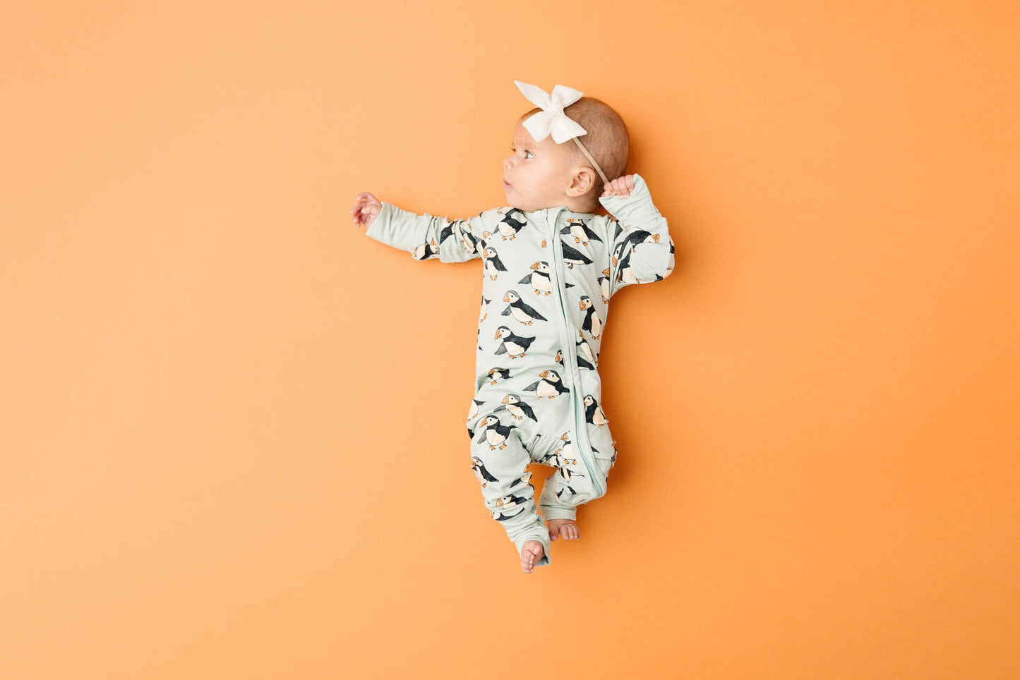 Puffin Pals Bamboo Sleeper: 3-6M