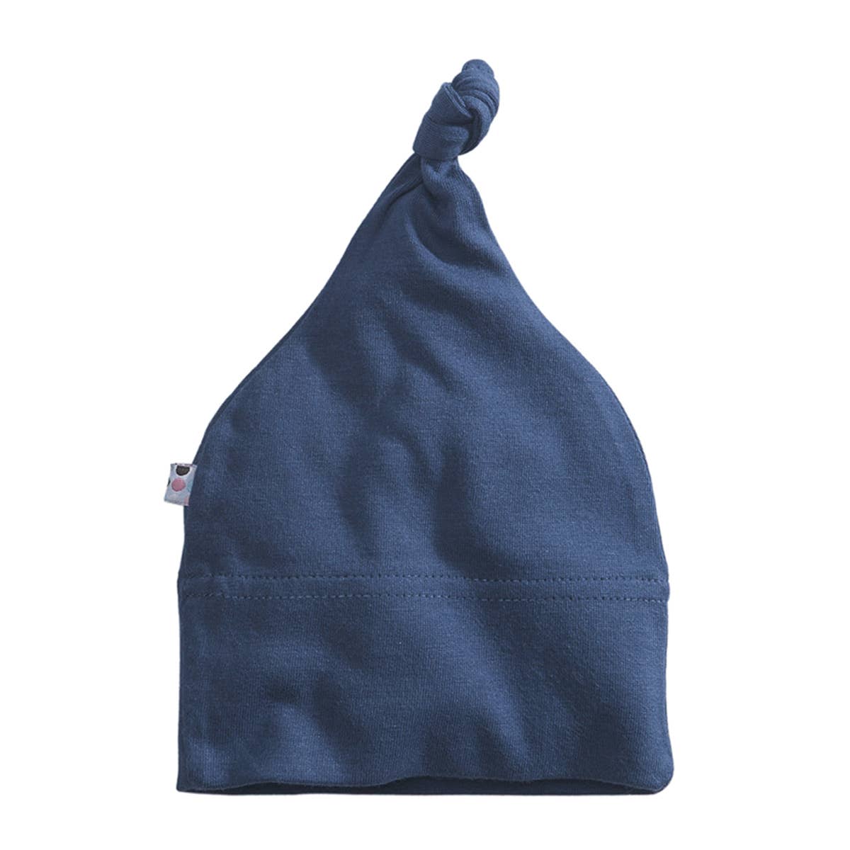 Babysoy Modern Knot Beanie: Pirate / 6-12 Months