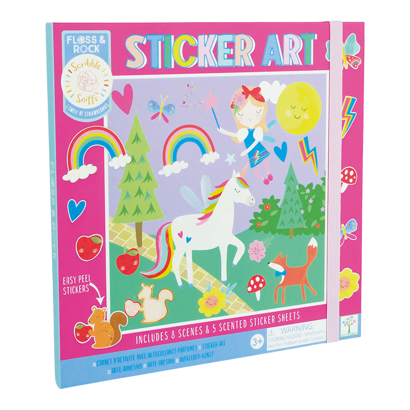 Rainbow Fairy Sticker Art