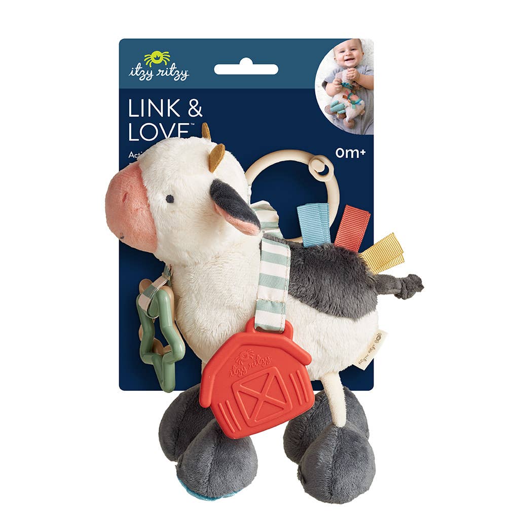*NEW* Cow Itzy Friends Link & Love™ Activity Plush Itzy Ritzy