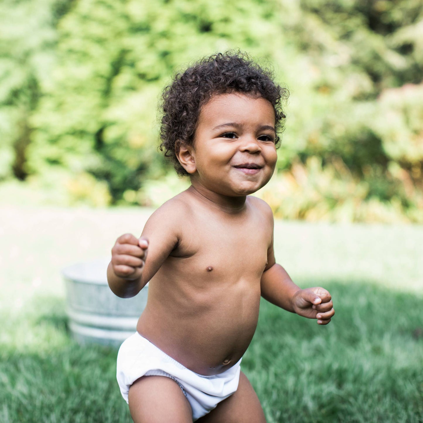 Snap Reusable Swimsuit Diaper - Solid: 18 Months / Gray
