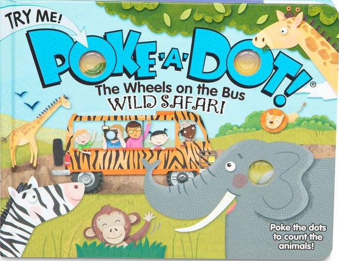 Melissa & Doug Poke a Dot book  Wheels on the Bus wild sarfari