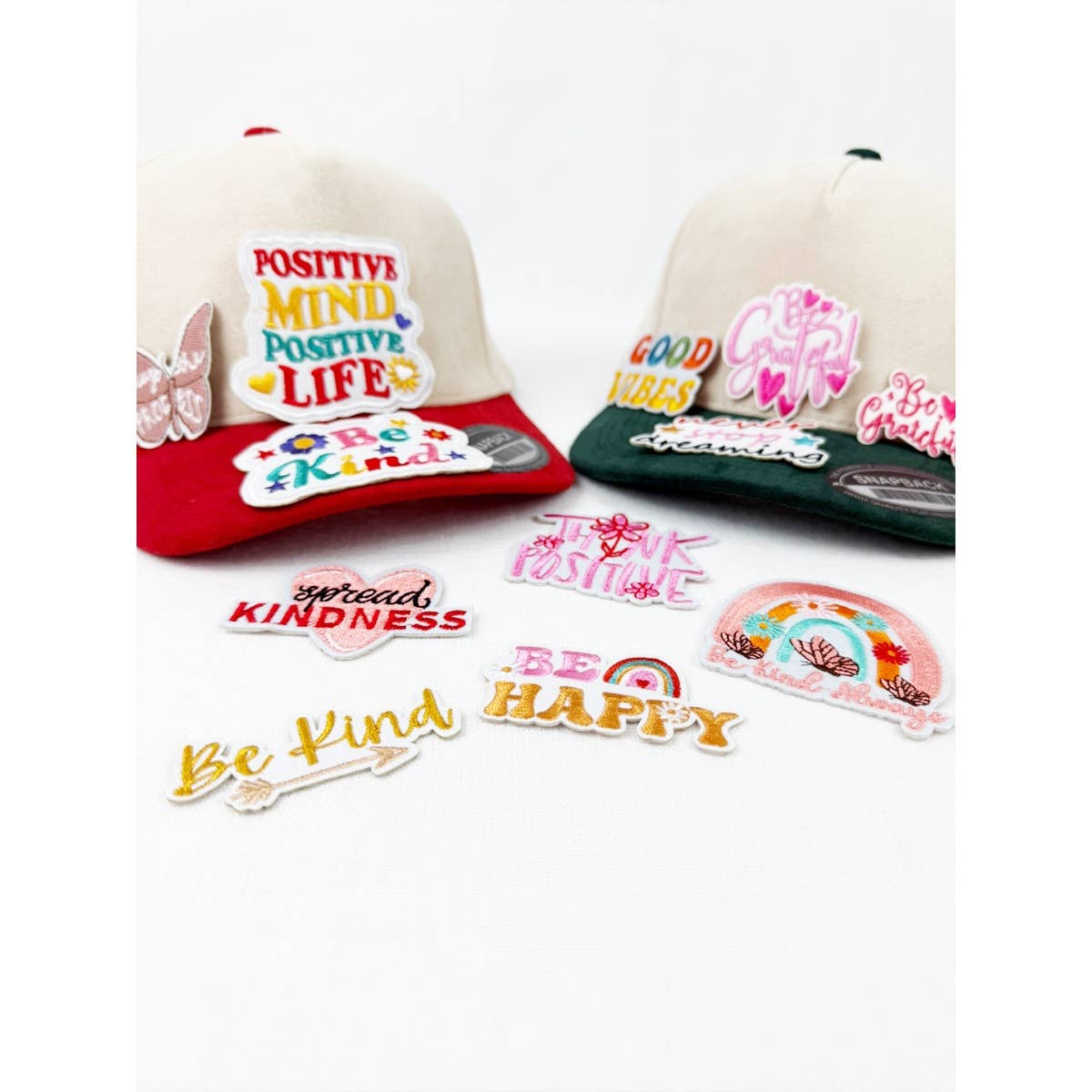 SELF CARE THEME Iron On Embroidered Patches