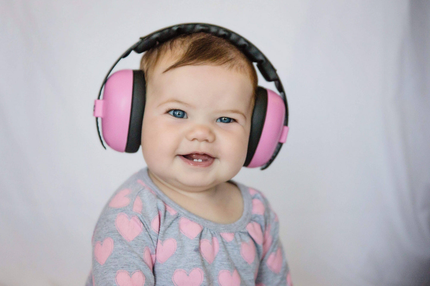 Baby Earmuffs Solids Noise Attenuation Ear Warmers for Kids: Peridot