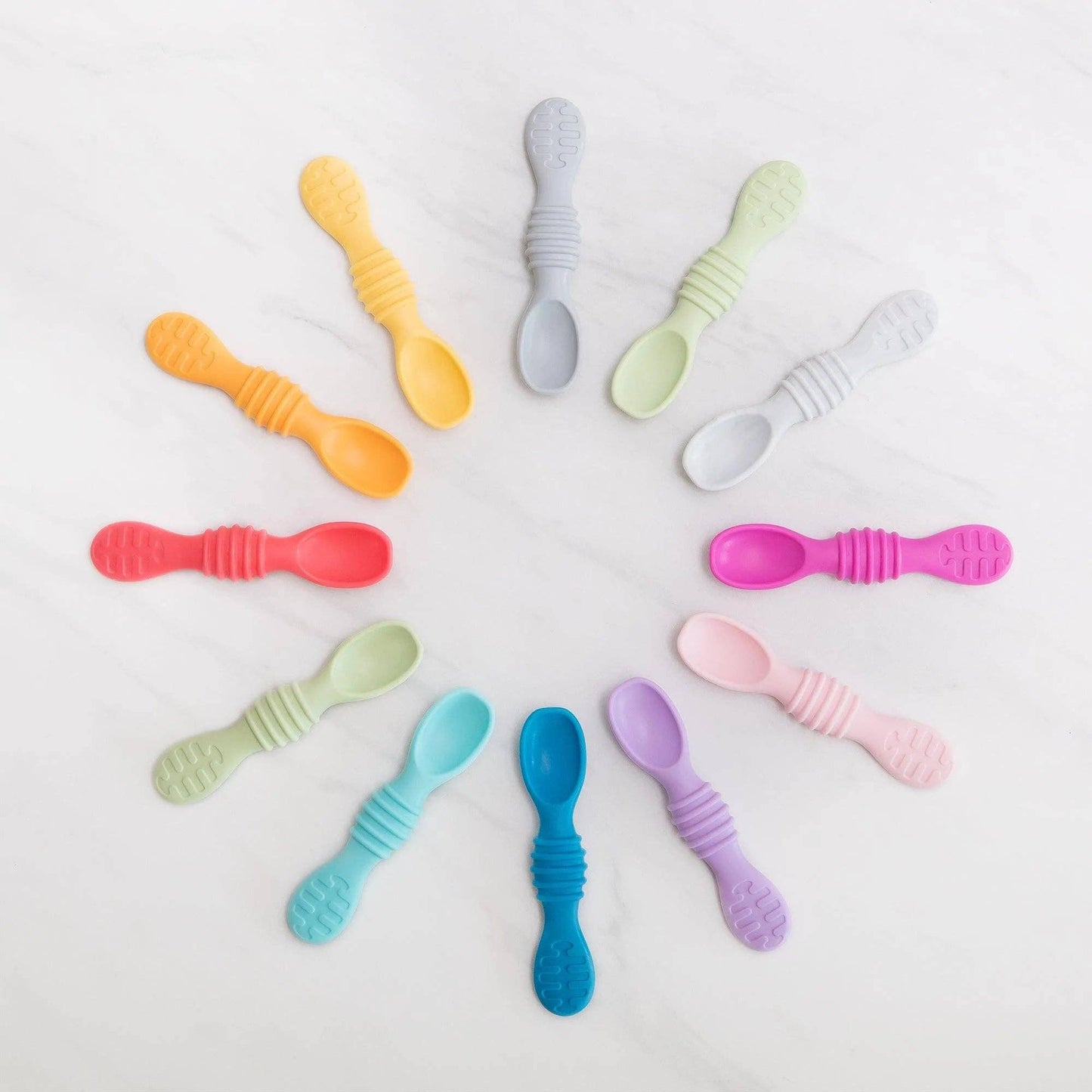 Silicone Dipping Spoons 3 Pack: Tutti-Frutti