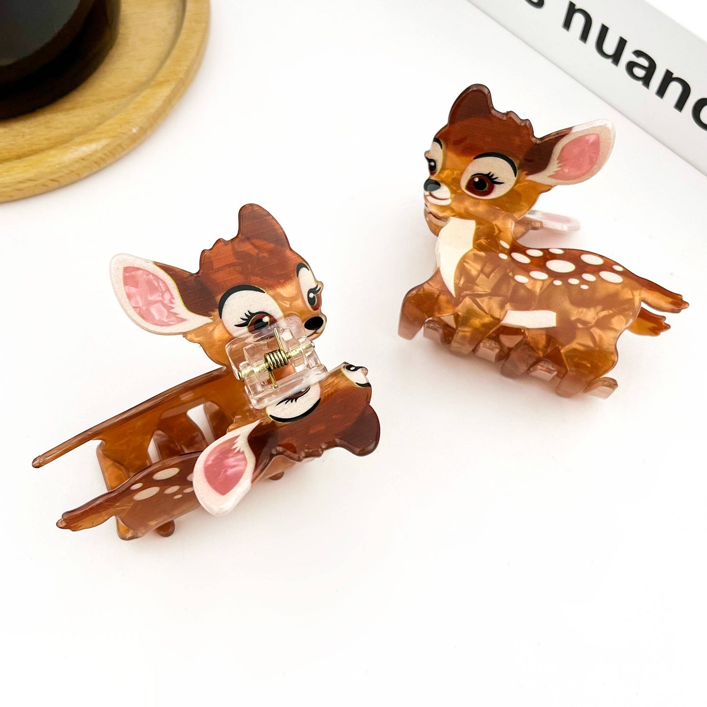 Cute Reindeer Hair Claw Clip, Christmas Deer Hair Clip: Deer