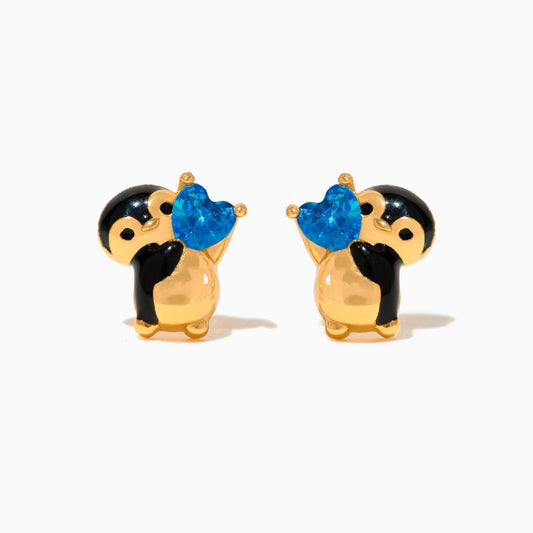 Penguin Crush Studs: Gold