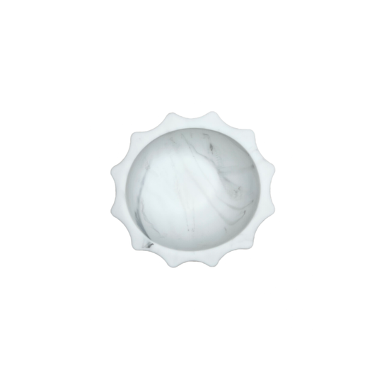 You Are My Sunshine Suction Bowl: Marble White