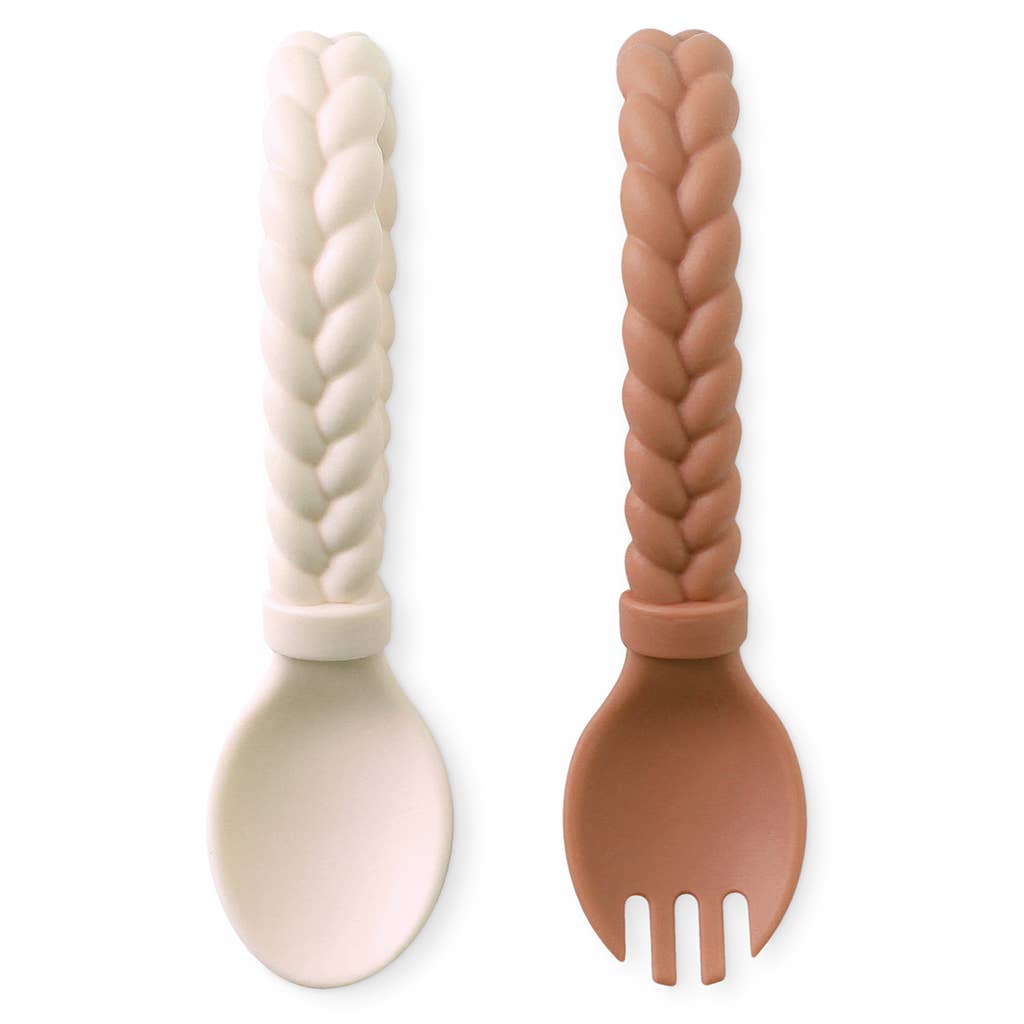 NEW Buttercream + Toffee Sweetie Spoons™ Spoon + Fork Set