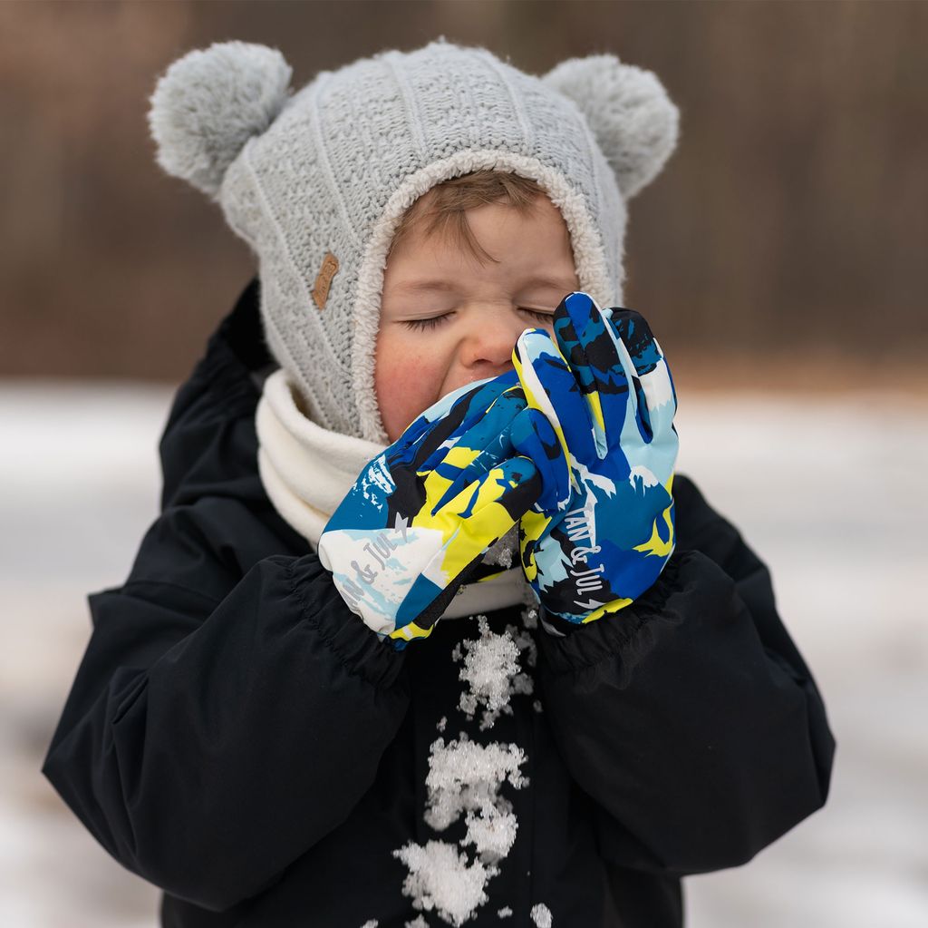 Jan & Jul - Snow Gloves - Neon Peaks