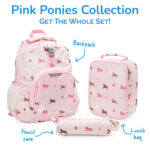 Pink Ponies Horse Little Explorer Lunch bag