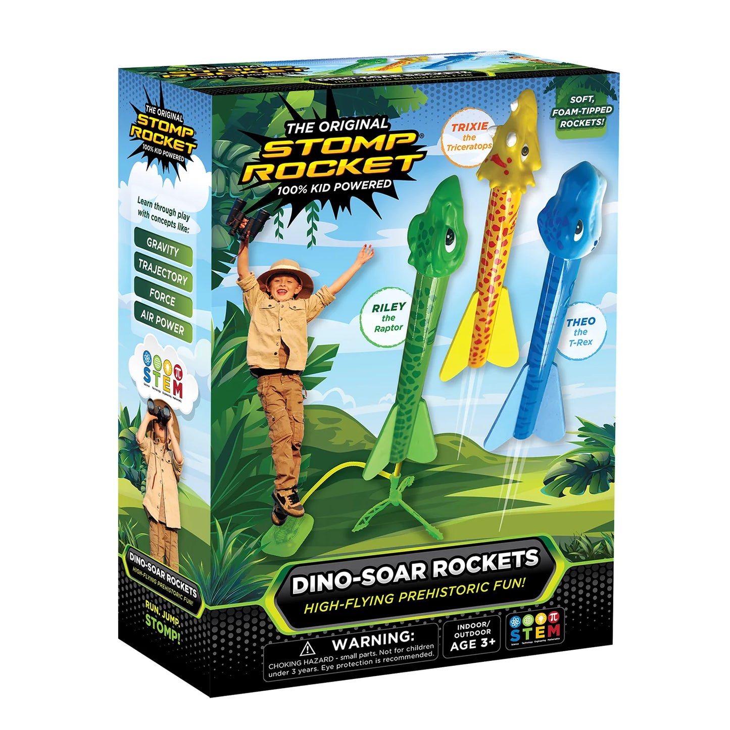 Stomp Rocket Dino-Soar rockets