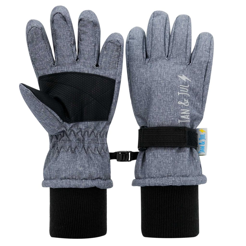 Jan & Jul - Snow Gloves - Heather Grey