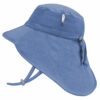 Jan & Jul UV Aqua-Dry Adventure Blue self trim Sun Hat