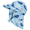 Jan & Jul Baby Blue Whale Hat UV & quick dry