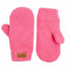 Jan & Jul - Knit Mittens - Hot Pink