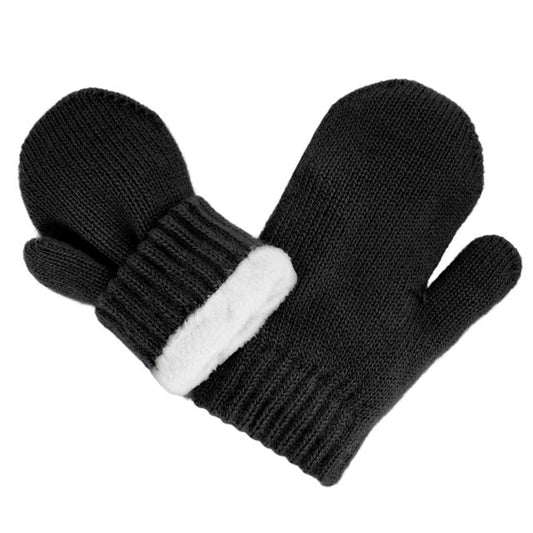 Jan & Jul - Knit Mittens - Black