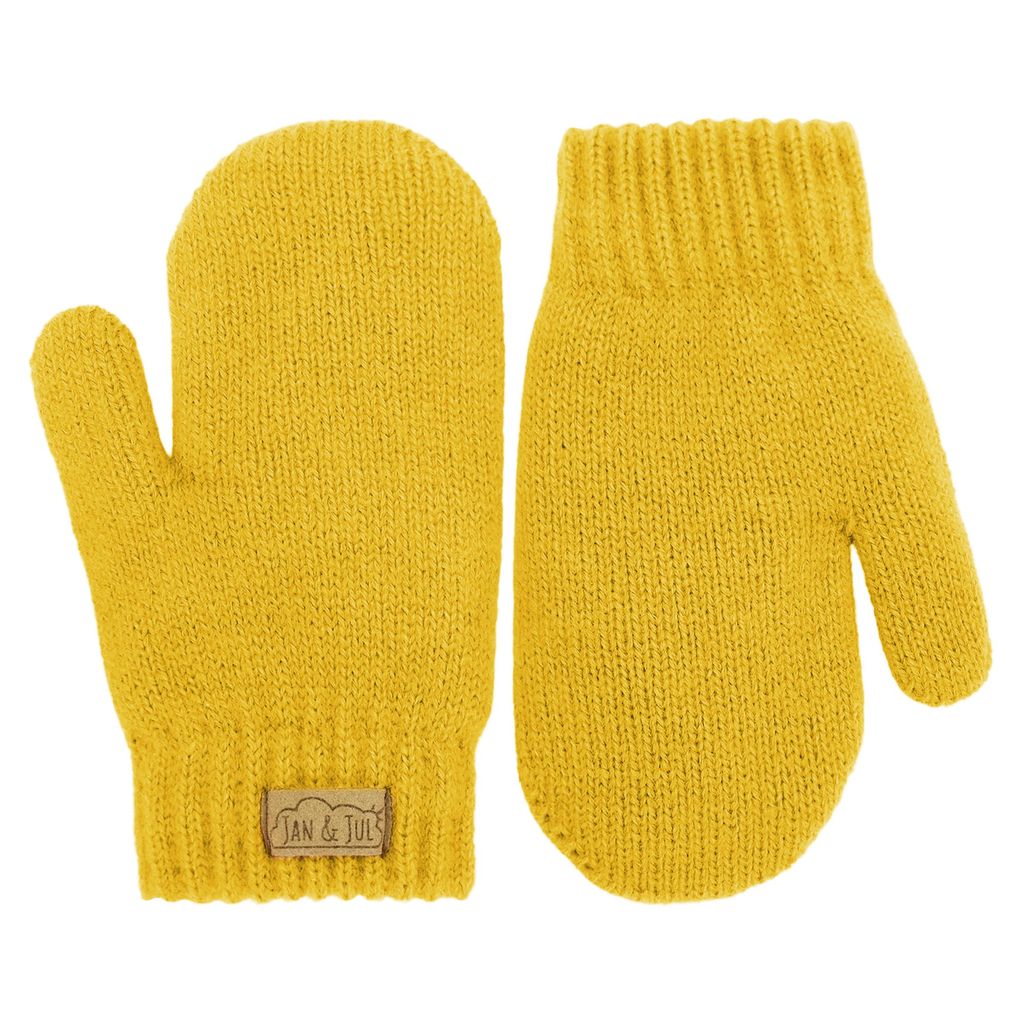 Jan & Jul - Knit Mittens - Mustard