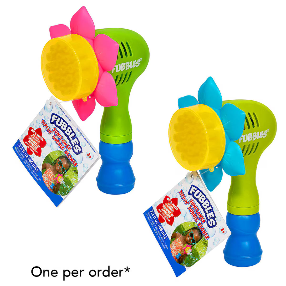 Fubbles Sunflower Dippin' Bubble Blower