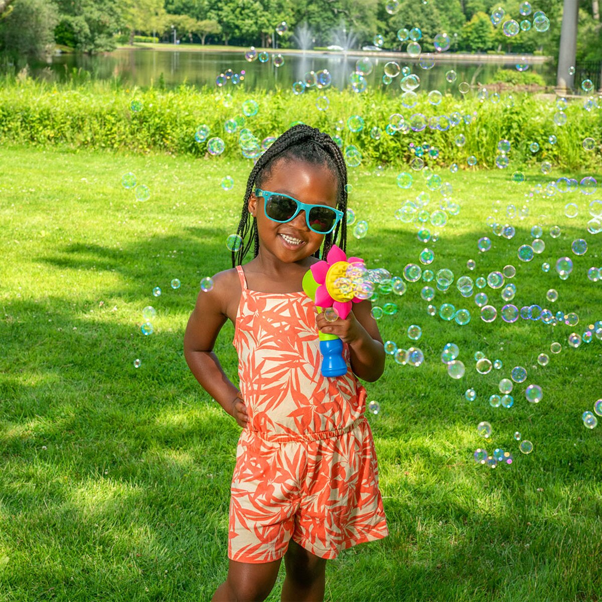 Fubbles Sunflower Dippin' Bubble Blower