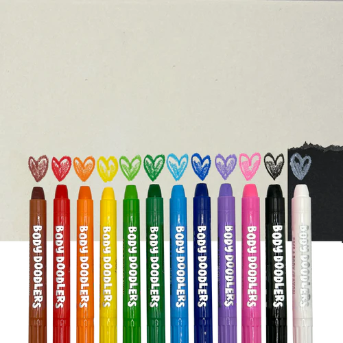 Ooly Body Doodlers 12 Face & Body Crayons