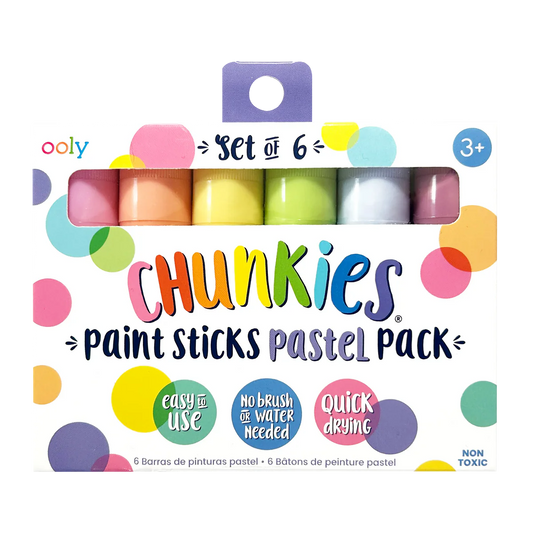 Ooly Chunkies Paint Sticks pastel - Set of 6