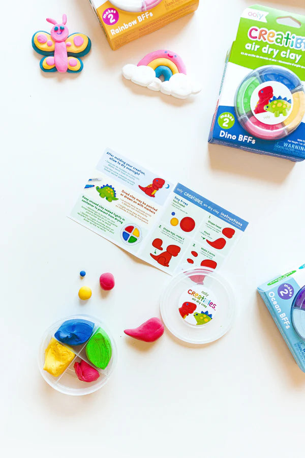 Creatibles Air Dry Clay Kit Dino BFFs