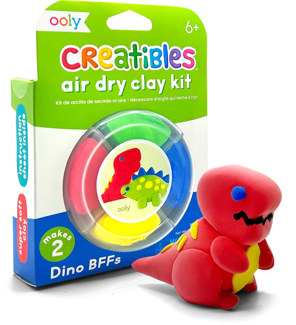 Creatibles Air Dry Clay Kit Dino BFFs