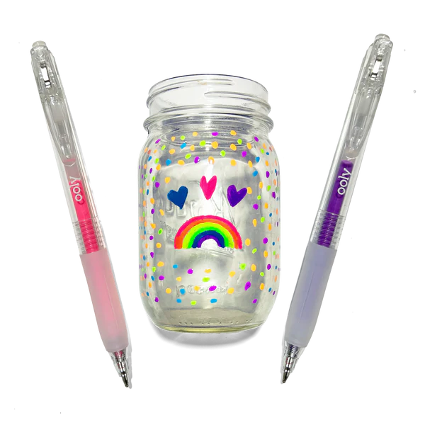 Jelly Gloss Neon Deco Multi-Surface Gel Pens Set of 6