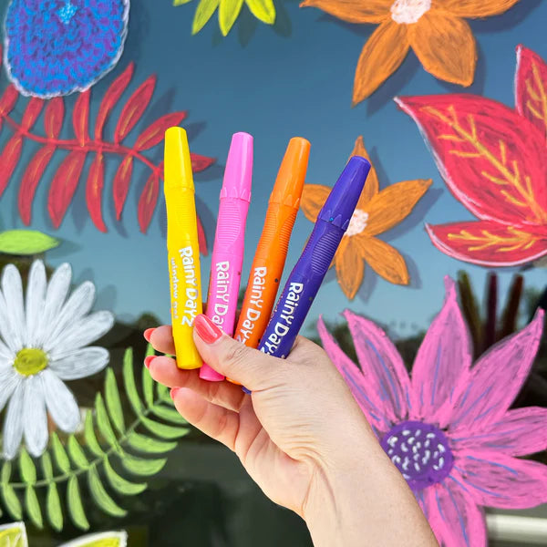 Rainy Dayz Window Gel Crayons
