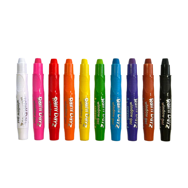 Rainy Dayz Window Gel Crayons