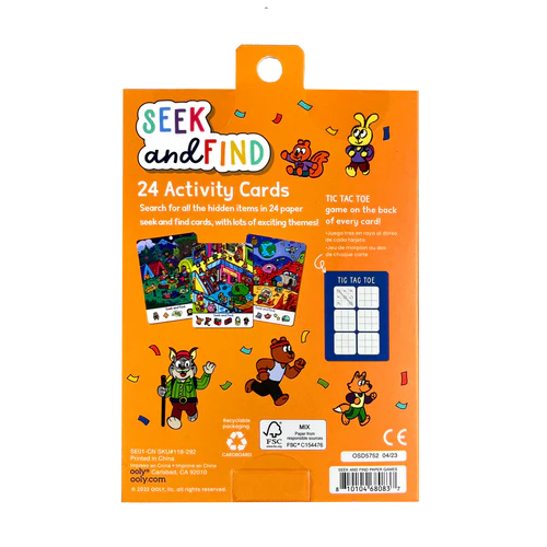 Seek and Find 24 Activity Cards