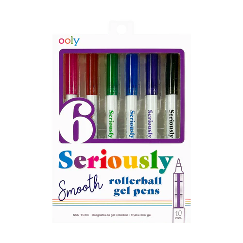 Seriously Smooth Rollerball Gel Pens Set of 6