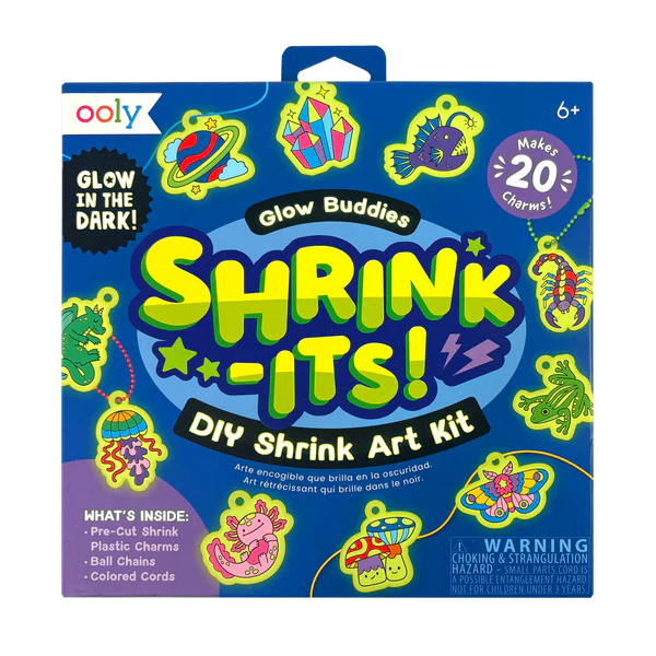Shrink-Its! Glow Buddies DIY Shrink Art Kit